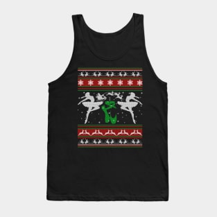 Ballet Ugly Christmas Model Tank Top